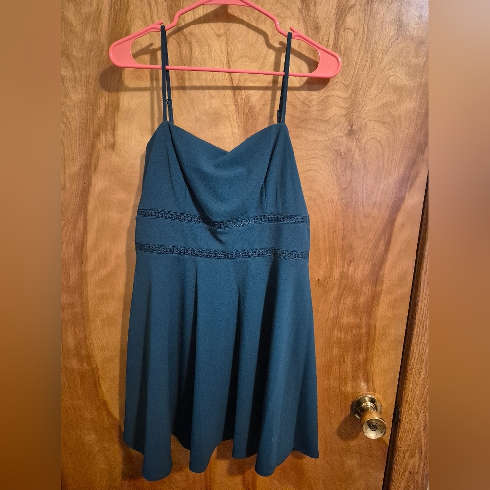 Elegant Teal Dress